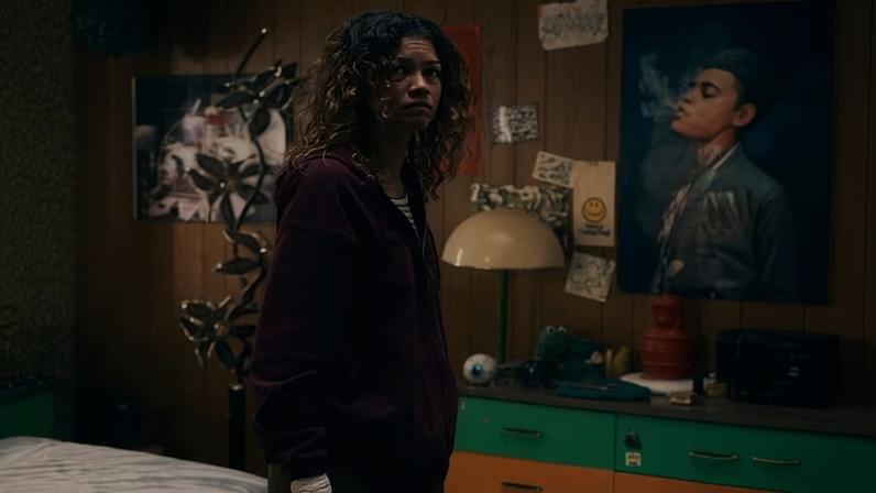 Zendaya in season three, episode eight of Euphoria