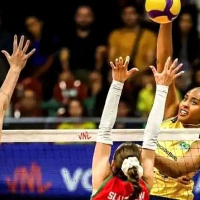 Brasil vence Bulgária em jogo tenso com recado de Ana Cristina