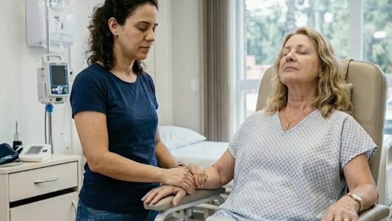 Oração ajuda na ansiedade / Imagem: SaúdeLab