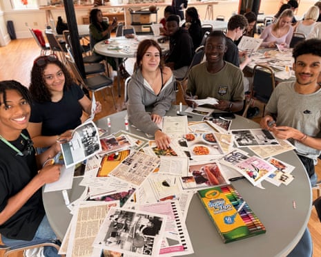 More than 50 high school seniors from Charleston county school of the arts visited the Avery Research Center for African American History and Culture.
