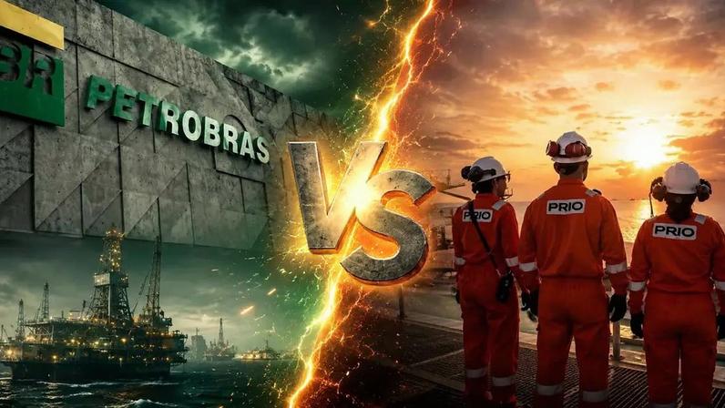 Petrobras (PETR4) e PRIO (PRIO3) entram em duelo de trade em meio à volatilidade do petróleo.
