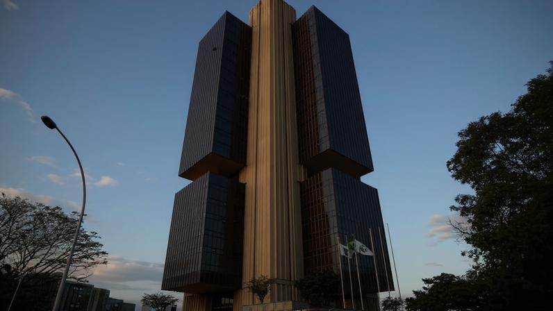 Fachada do prédio do Banco Central, em Brasília