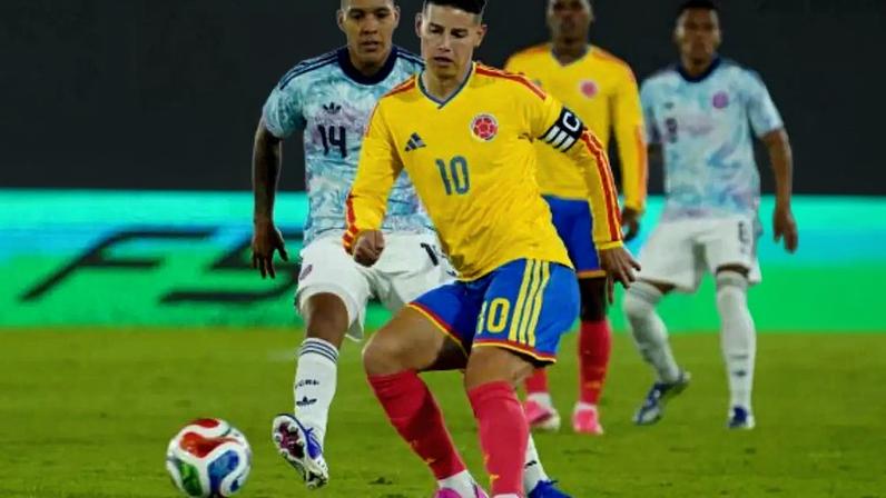 James Rodríguez é uma das referências técnicas da Colômbia-