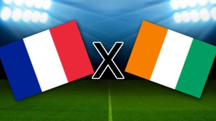 França e Costa do Marfim se enfrentam em amistoso internacional.