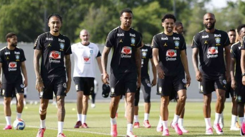 Ederson participou do primeiro treino do Brasil nos Estados Unidos –