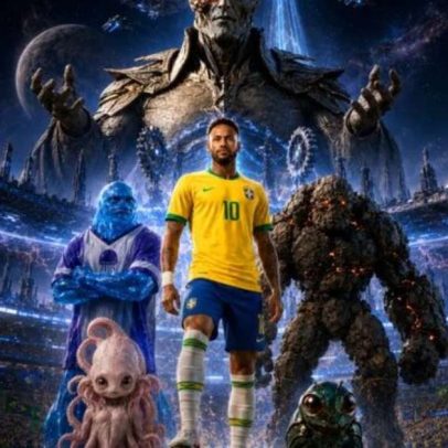 Neymar estreia em série criada por IA com tramas futuristas e intergalácticas