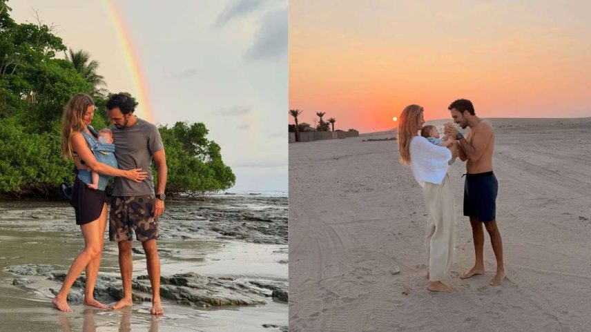 Gisele Bündchen posta fotos raras e se declara ao marido no Dia dos Pais nos EUA