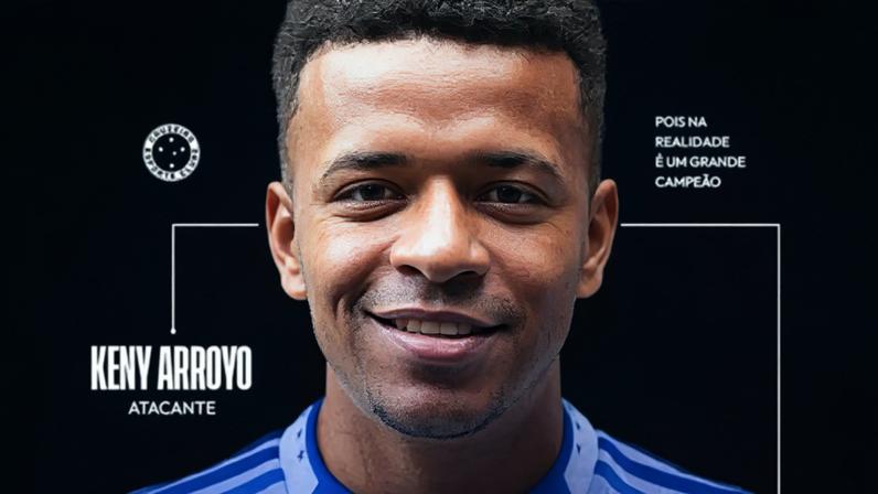 Arroyo tem 13 jogos como titular, com três gols e duas assistências com o Cruzeiro –