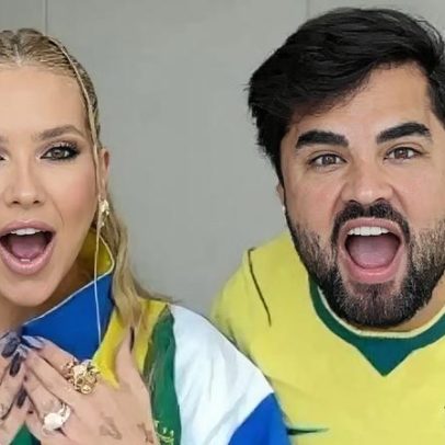Lucas Guedez retorna ao Brasil e deixa quadro com Virginia no Domingão