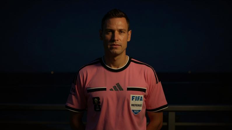 Fifa homenageia Miami com uniforme rosa para árbitros em partida da Copa do Mundo