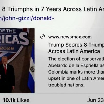 Trump reage a artigo que chama eleições brasileiras de teste de influência
