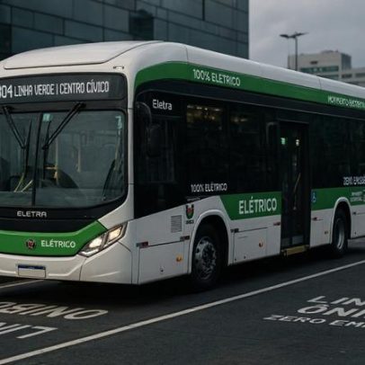 Ônibus elétrico nacional de 12 m leva 70 passageiros com bateria brasileira