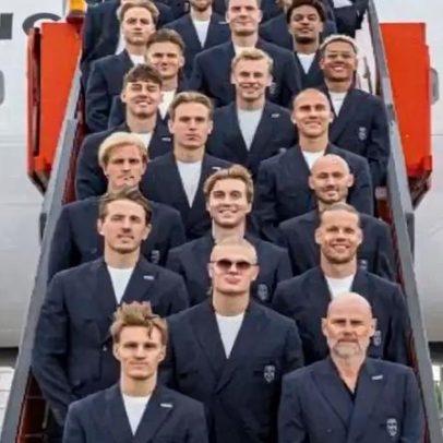Noruega chega aos EUA para a Copa do Mundo com Haaland em foco