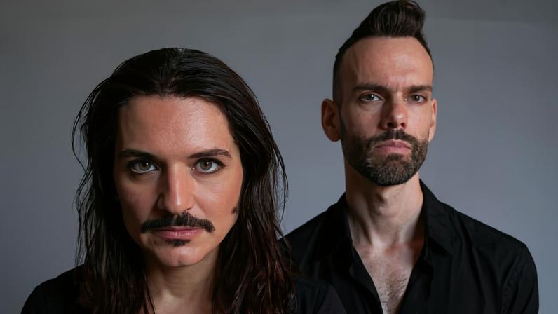 Brian Molko e Stefan Olsdal, da banda Placebo