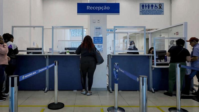 Atendimento do posto do INSS no Jabaquara, em São Paulo