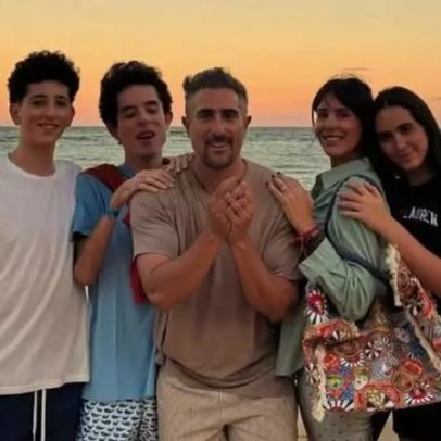 Marcos Mion comemora 47 anos ao vivo com a família