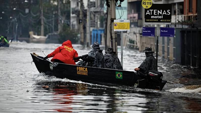 Enchente deixou boa parte do Rio Grande do Sul embaixo d'agua em 2024 durante o fenômeno El Niño