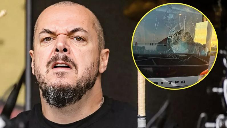 Acidente com ônibus dos irmãos Cavalera