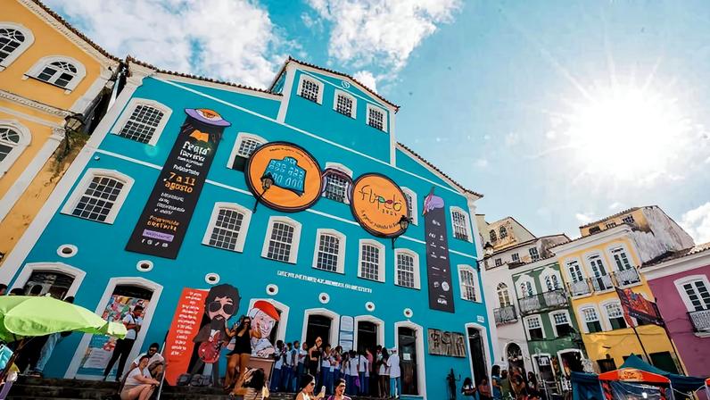 Visão da Flipelô 2024, a Festa Literária Internacional do Pelourinho, em Salvador