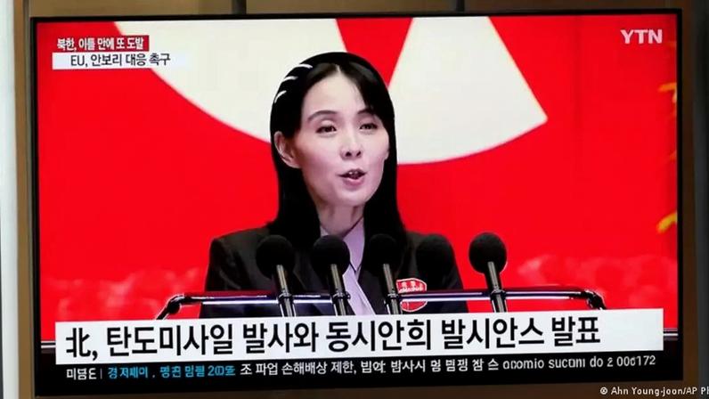 Kim Yo Jong, de 38 anos, disse que programa nuclear é "uma dura realidade, quer alguém a reconheça ou não"
