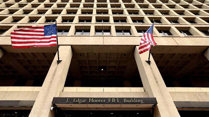 Entrada da sede do FBI em Washington, nos Estados Unidos