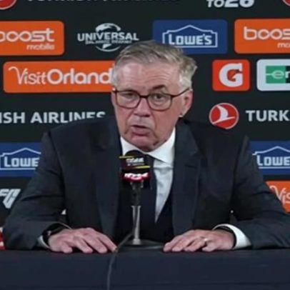 Ancelotti define o time titular para a estreia