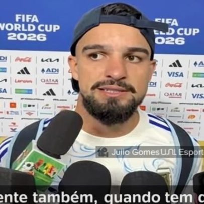 Flaco López torce por Brasil x Argentina na semifinal da Copa