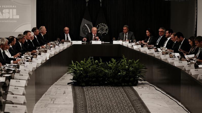 Reunião de Luiz Inácio Lula da Silva (PT) com governadores, em Brasília (DF)