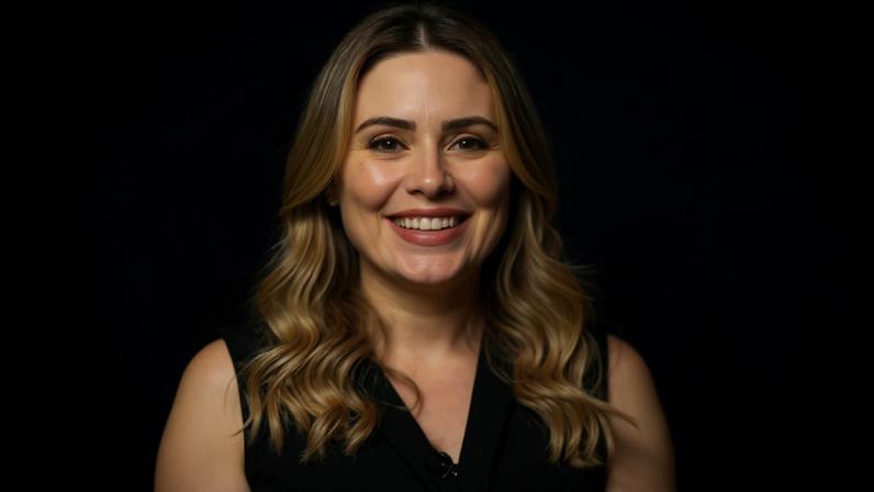 A jornalista Rachel Sheherazade na Record