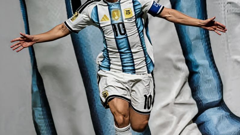 Messi se torna o maior artilheiro da história das Copas.