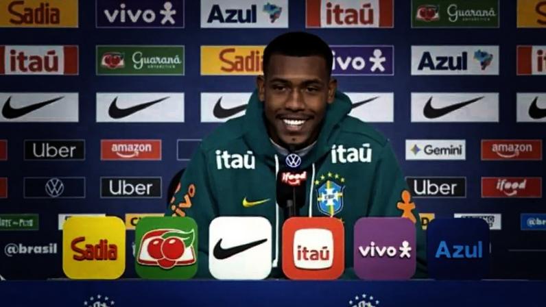 Rayan foi um dos destaques do Brasil contra a Escócia –