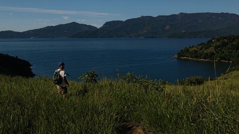 Vista próxima a Praia da Sororoca localizado em Caetés no Rio de Janeiro