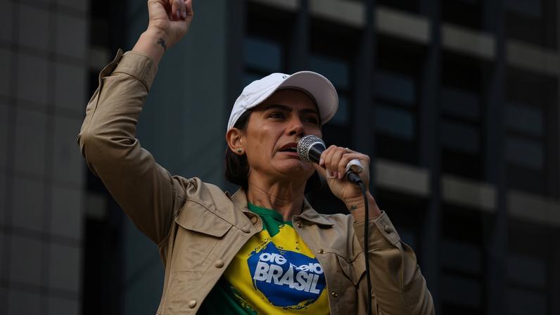 A ex-primeira-dama Michelle Bolsonaro