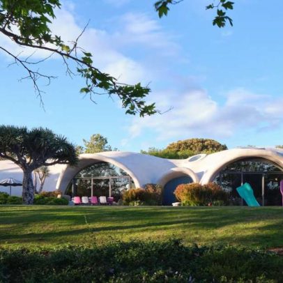 Arquitetura Binishell usa balões para erguer casas de concreto