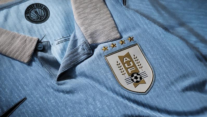 Seleção do Uruguai tem quatro estrelas na camisa.