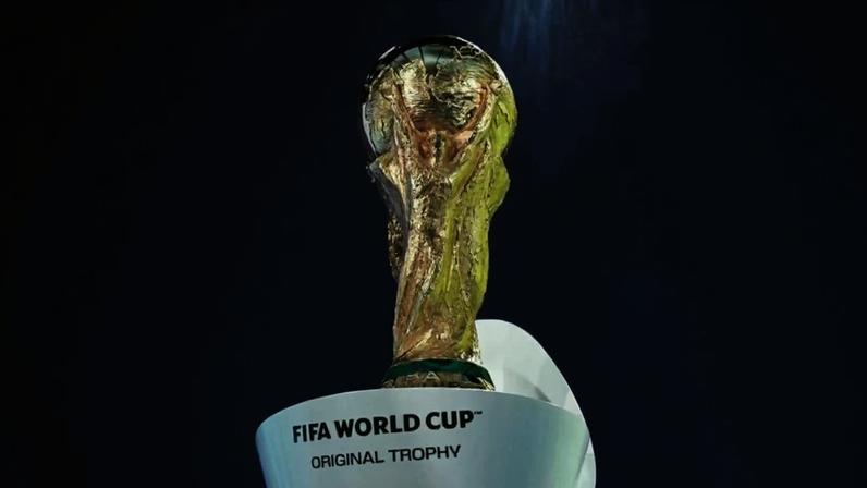 A Copa do Mundo de 2026 começa no dia 11, quinta-feira, no México. Na foto, a taça da Copa.