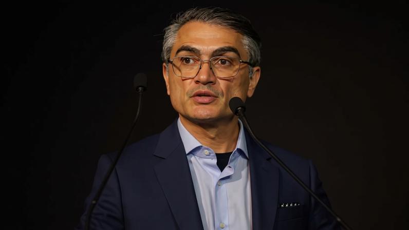 Isaac Sidney, presidente da Febraban, durante almoço de dirigentes de bancos em São Paulo