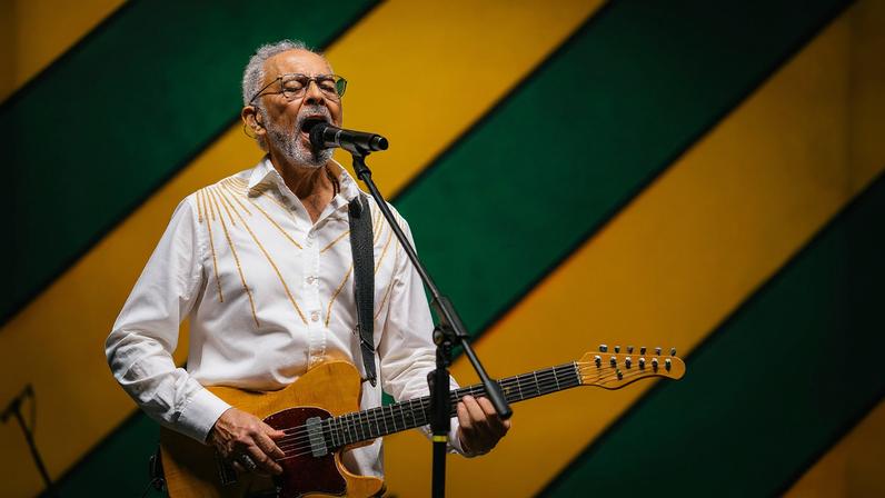 Gilberto Gil faz última apresentação da turnê 'Tempo Rei' no Allianz Parque, em São Paulo