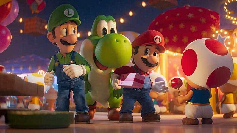 Cena de 'Super Mario Galaxy: O Filme', dirigido por Michael Jelenic e Aaron Horvath