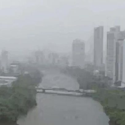 Inmet alerta chuvas intensas no litoral de Pernambuco nesta terça-feira