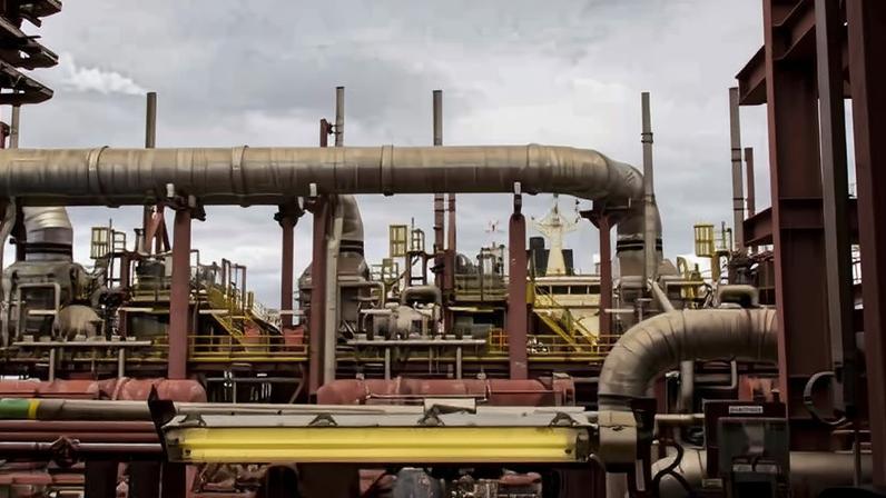 Plataforma de petróleo de Peregrino, no Rio de Janeiro.