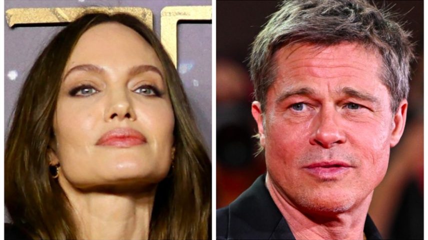 Angelina Jolie e Brad Pitt — Foto: Getty Images