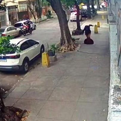 Mulher cai em bueiro por tampa mal encaixada no Rio de Janeiro