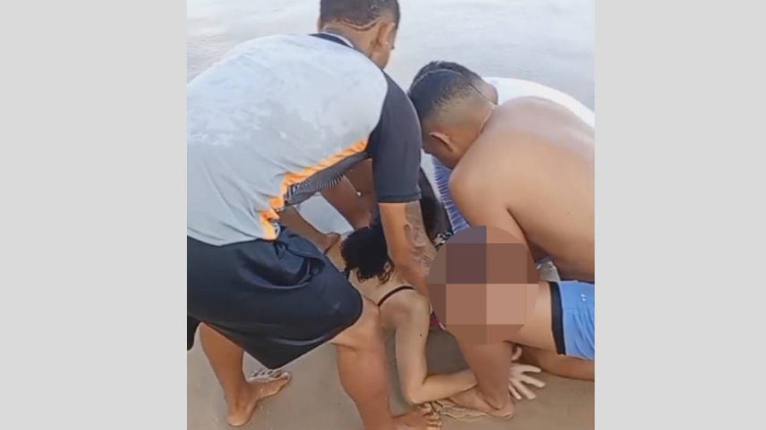 Marcela Vitória de Lima Santos, 19, foi mordida por tubarão na Praia de Boa Viagem, no Recife, e permanece internada na UTI do Hospital da Restauração.