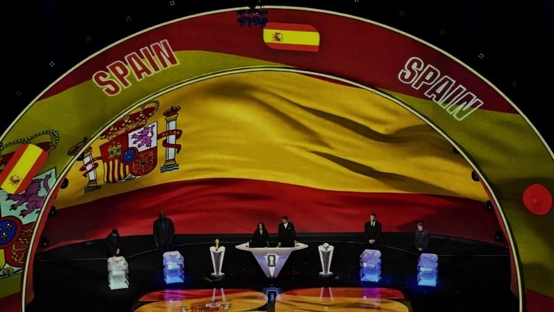 Espanha é sorteada em evento que definiu os grupos da Copa