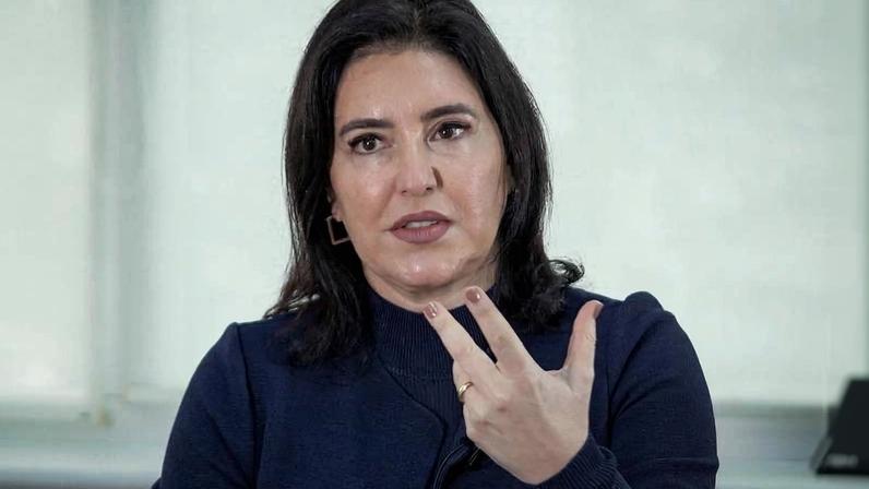 Ex-ministra Simone Tebet em entrevista à BBC News Brasil