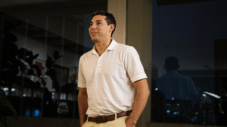 Daniel do Nascimento, fundador do Instituto Cumbuco Bom de Bola, durante fala em evento promovido pelo IBS em São Paulo, em maio de 2026