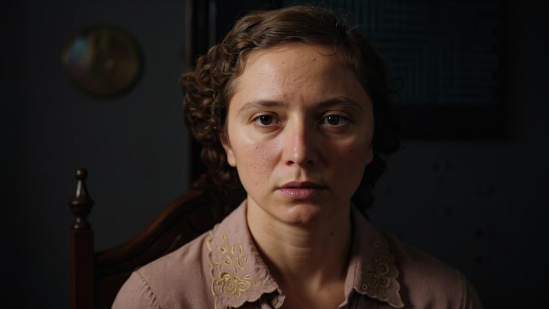A atriz Marcélia Cartaxo em cena de 'A Hora da Estrela', filme de Suzana Amaral