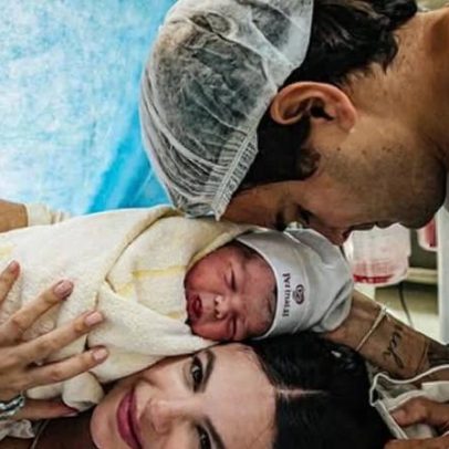 Sthefany Brito e Igor Raschkovsky anunciam nascimento do filho Filippo