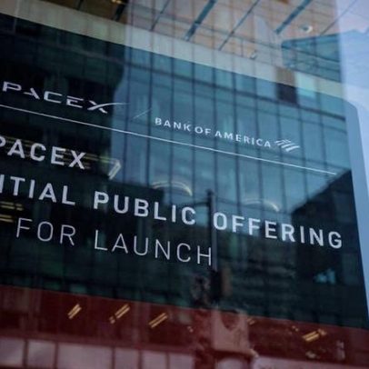SpaceX fixa preço de US$135 por ação para IPO e mira arrecadar US$75 bilhões